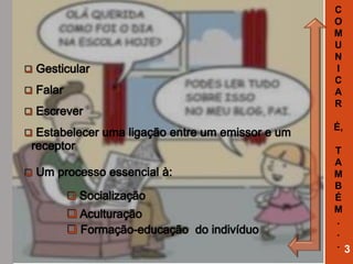 3
C
O
M
U
N
I
C
A
R
É,
T
A
M
B
É
M
.
.
.
 