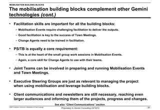 Mobilisation Team Structure Mobilisation gsw | PPT