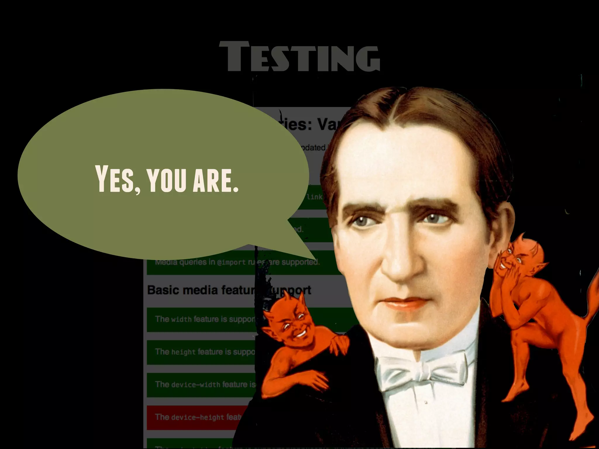 Testing


Yes, you are.
 