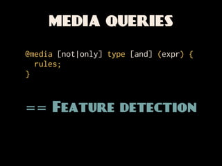 Meta layout: a closer look at media queries