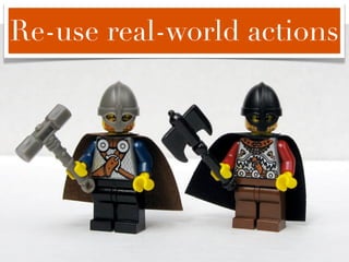 Re-use real-world actions
 