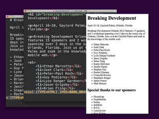 3. DESIGNING
IN TEXT

ENVISIONING
STRUCTURED CONTENT
 