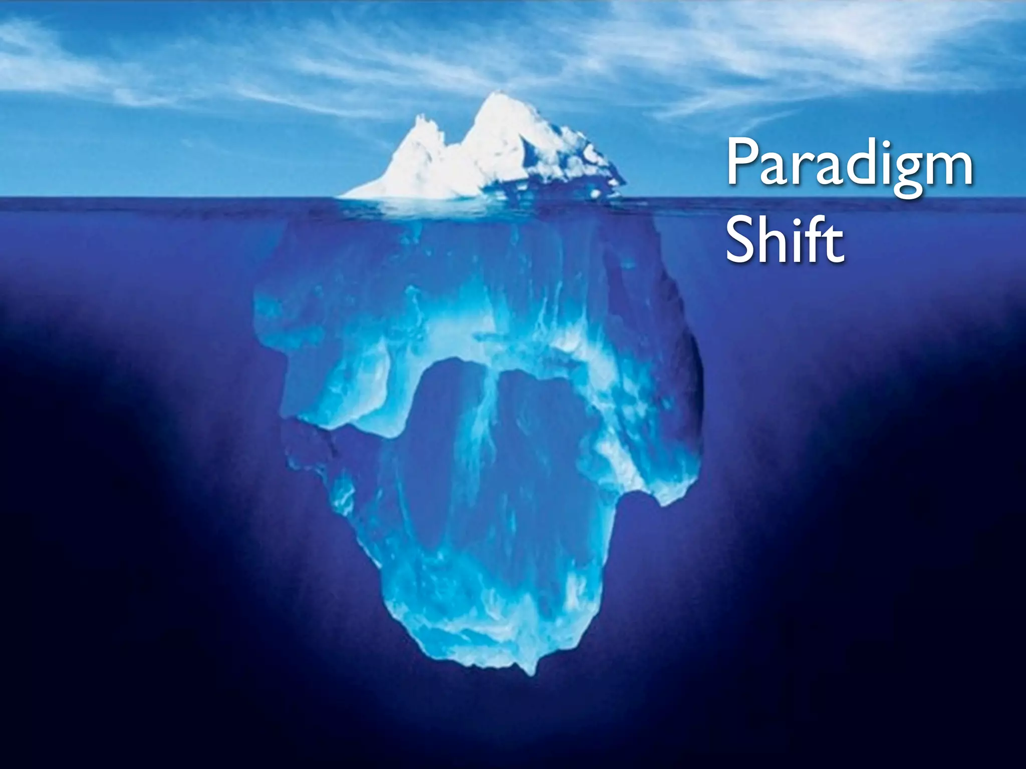 Paradigm
Shift
 
