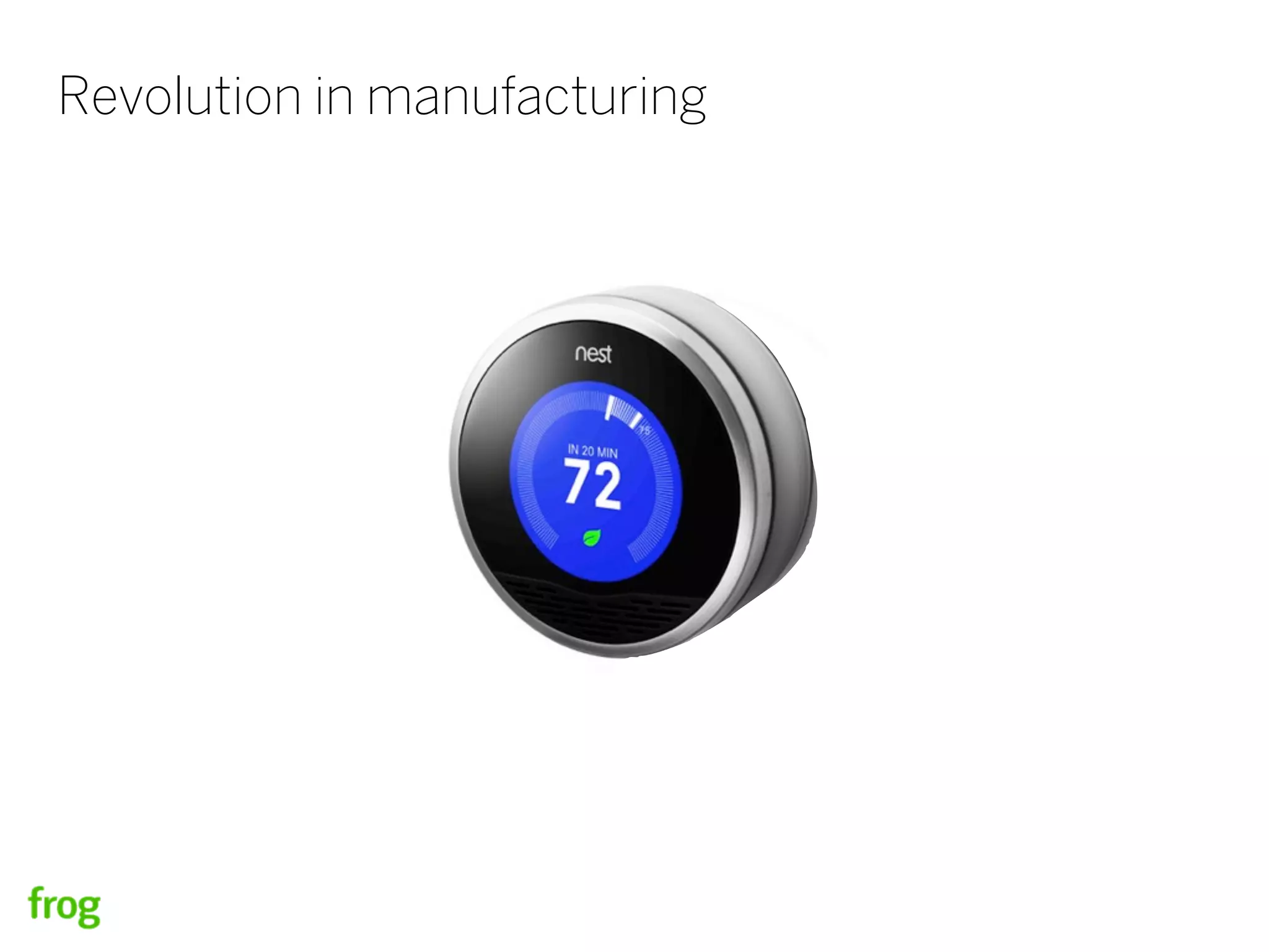 Revolution in manufacturing
 