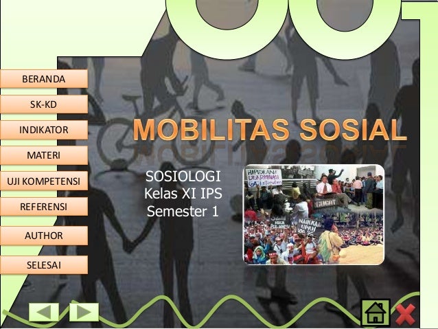 Mobilitas Sosisal Sosiologi Kelas Xi Ips Semester 1