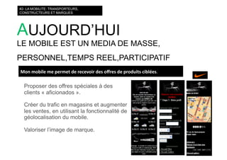 courts circuits : les nouvelles mobilités : téléphone, transports, médias on the go