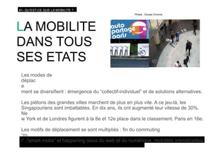 courts circuits : les nouvelles mobilités : téléphone, transports, médias on the go