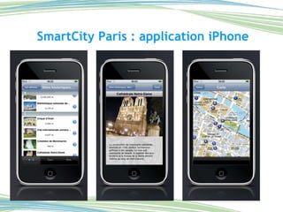 SmartCity Paris : application iPhone 