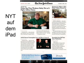 NYT
 auf
dem
iPad
 