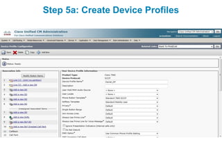 Step 5a: Create Device Profiles
 