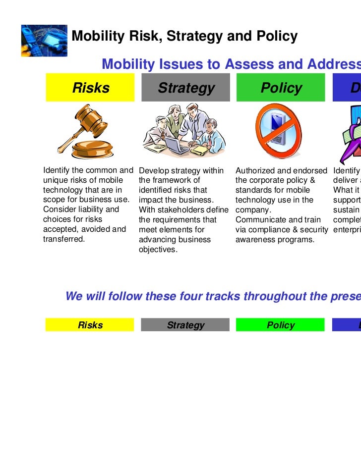 Mobility Risk, Strategy and Policy