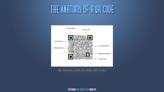 Uif!Bnbupnz!pg!b!RS!Dpef




  My favorite place to make QR Codes
 