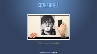 Tipx!bne!Ufmm




http://vimeo.com/21228618
 