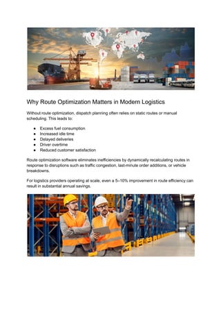 Route Optimization Software | Mobility Infotech Logistics Fleet ...