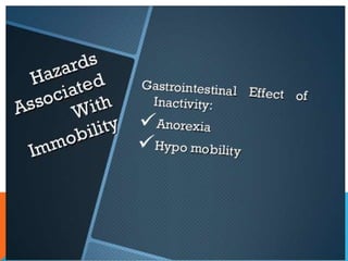 Mobility and body mechanics