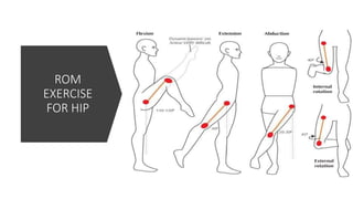 ROM
EXERCISE
FOR HIP
 