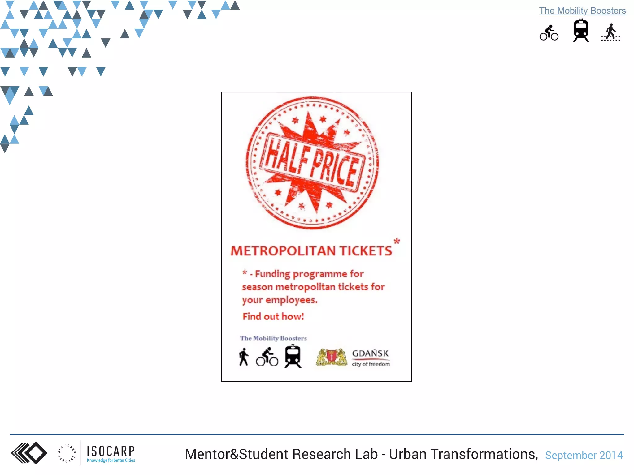 Mentor&Student Research Lab - Urban Transformations, September 2014 
 