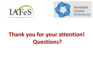 Thank you for your attention!
Questions?
 
