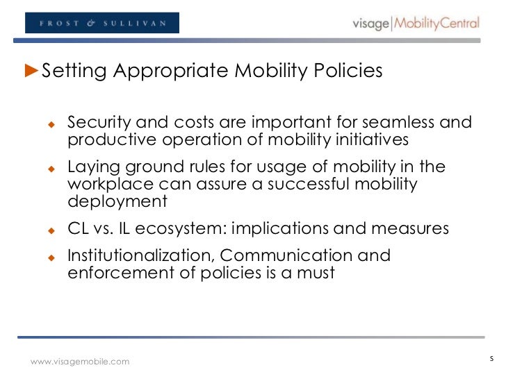 Creating an effective mobility policy for your business