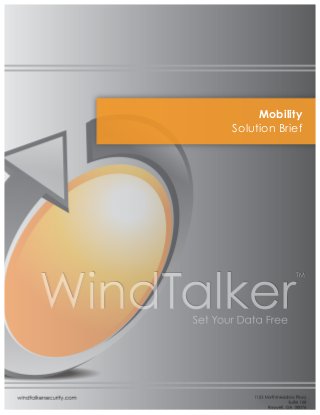  
	
   	
  
Mobility
Solution Brief
 