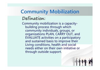 Mobilized Example Mobilization workshop slides | PDF