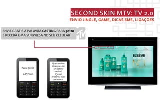 ENVIE	
  GRÁTIS	
  A	
  PALAVRA	
  CASTING	
  PARA	
  30120	
  
E	
  RECEBA	
  UMA	
  SURPRESA	
  NO	
  SEU	
  CELULAR	
  	
  




                                           Quer	
  receber	
  
                                          dicas	
  para	
  ter	
  
                Para:	
  30120	
            um	
  cabelo	
  
                     	
                      incrivel?	
  
                 CASTING	
                    L'oreal	
  
                                          preparou	
  tudo	
  
                                            para	
  voce.	
  
 
