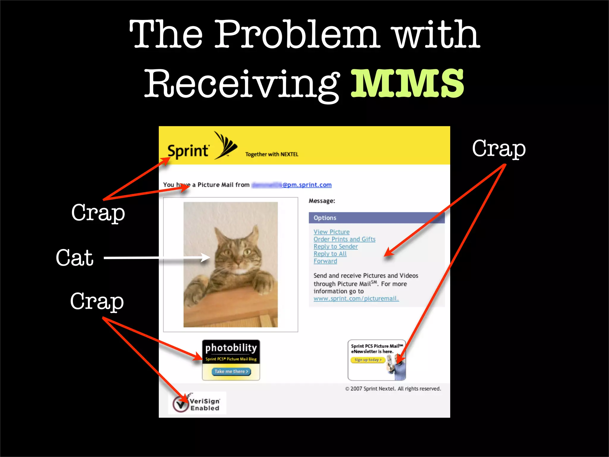 Retrieve only the intended attachment mms.default_media Retrieve all media files from the MMS mms.media Retrieve only the intended message mms.body Create a new MMS2R object from a TMail object mms =   MMS2R::Media.new(email) 