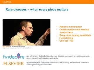 | 2
Rare diseases – when every piece matters
Nick Sireau at TEDx ImperialCollege
https://www.youtube.com/watch?v=B4UnVlU5h...