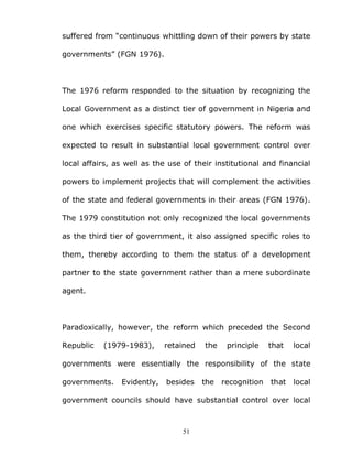 Mobilizing Local Government Tax Revenue For Adequate Service Delivery…