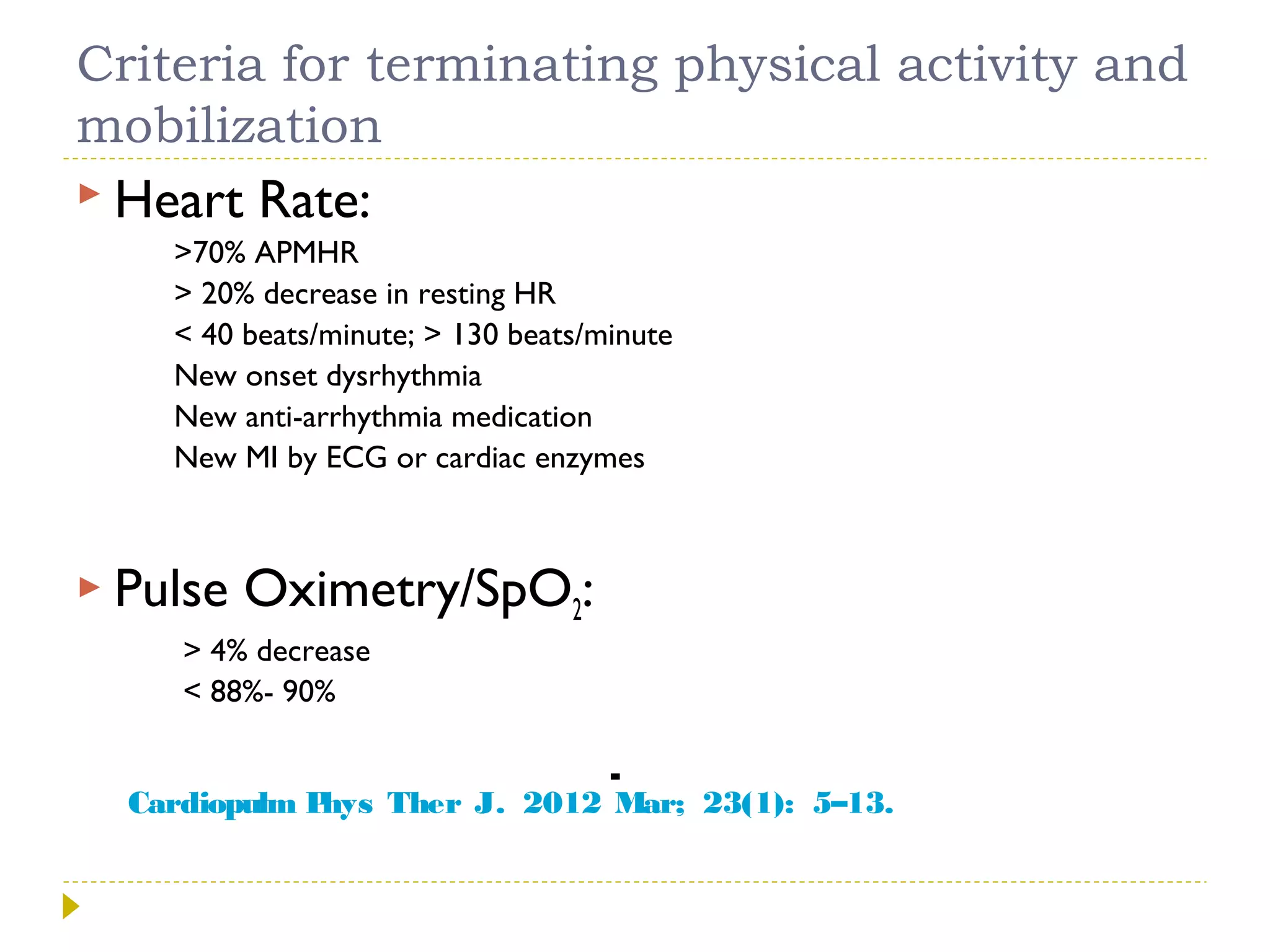 Mobilization in icu | PPT