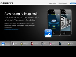 • Google og iAds
26.11.2010 © MAKING WAVES 53
Andre alternativer
 