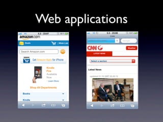 Web applications
 