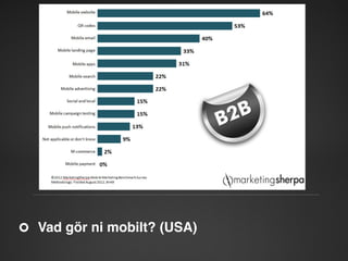 Vad gör ni mobilt? (USA)"

 