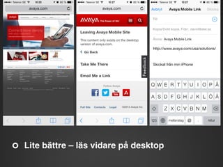 Lite bättre – läs vidare på desktop"

 