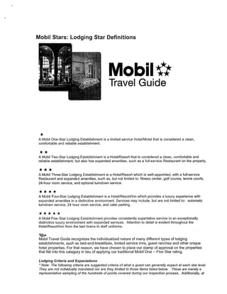 Mobil travel guide