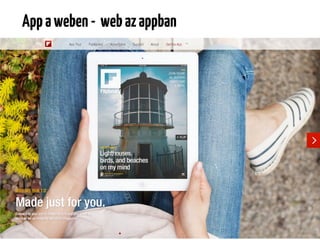App a weben - web az appban
 
