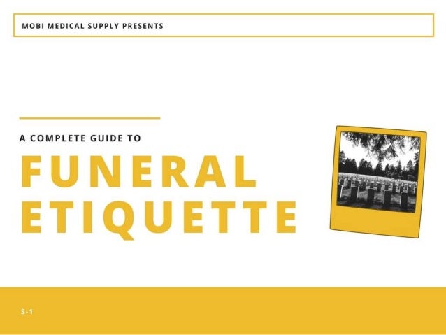 A Complete Guide To Funeral Etiquette