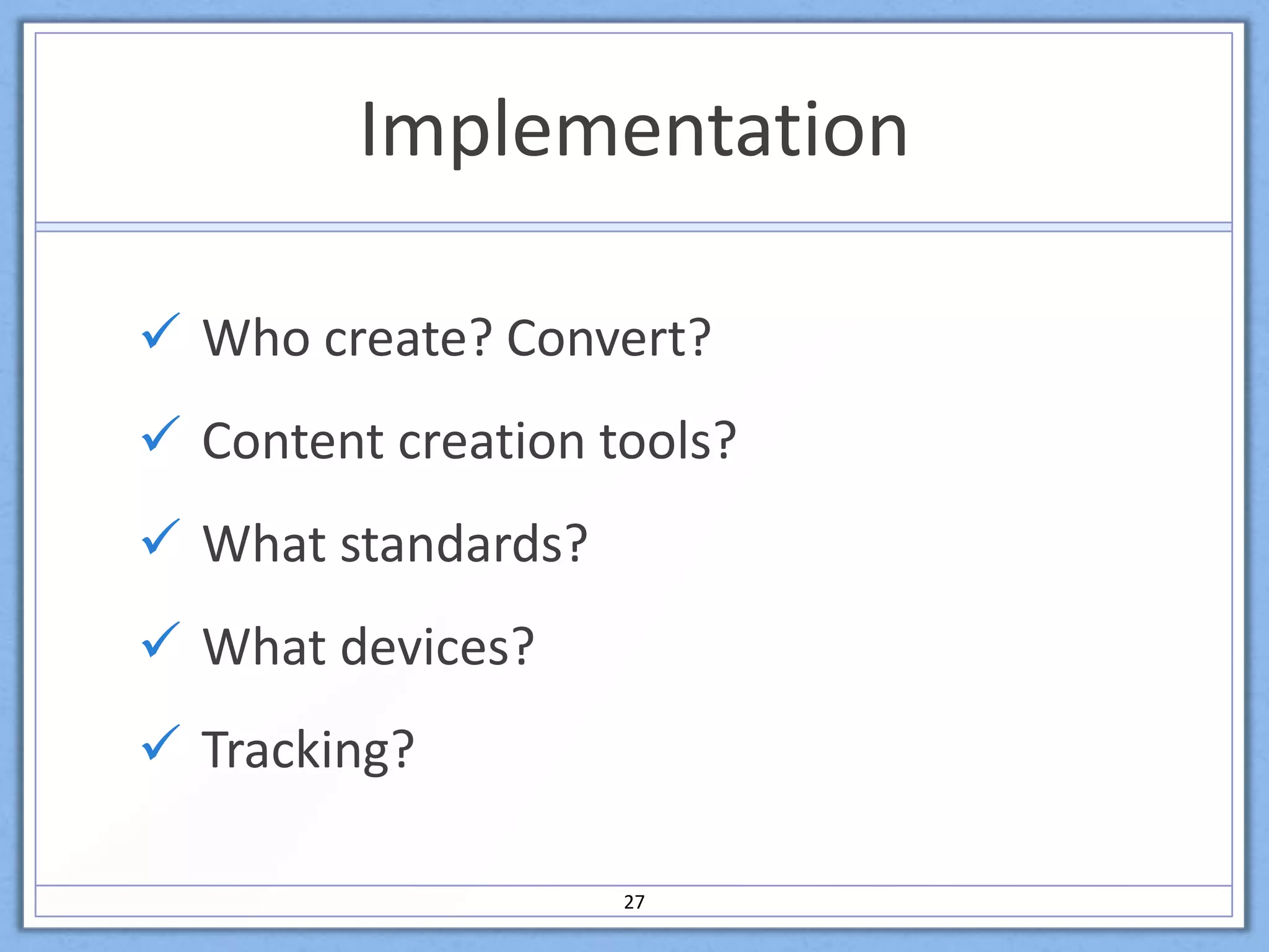 When wanting to learn more