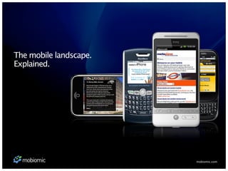 The mobile landscape.
Explained.




                        mobiomic.com
 