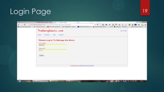 Login Page   19
 