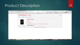 Product Description   22
 