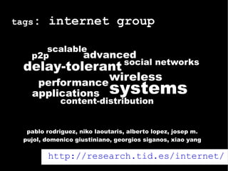 MobiSys Seminar - Nov 4 2008