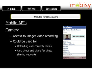 Mobitop APIs
