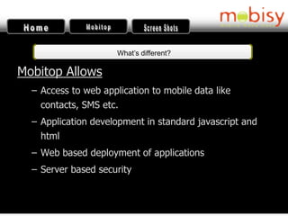 Mobitop APIs