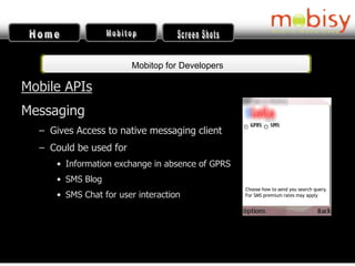 Mobitop APIs
