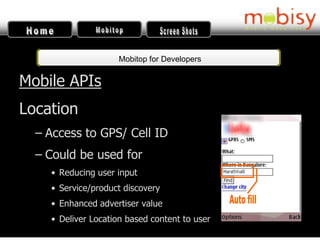 Mobitop APIs