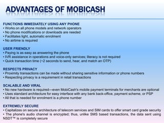 MobiCash's patented transaction signature and authentication technology, Near Sound Data Transfer (NSDT™) developed by Tagattitude,