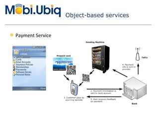 Object-based services Payment Service 