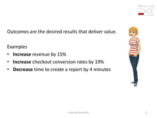 Mobius slideshare - how to measure value using outcome metrics | PPTX