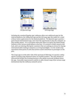 Lufthansa Mobile Evaluation | PDF
